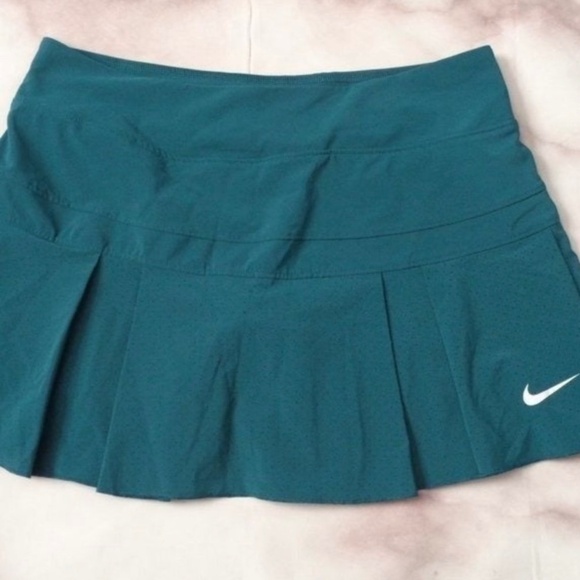 Nike pleated skirt skort in teal small - Picture 1 of 3